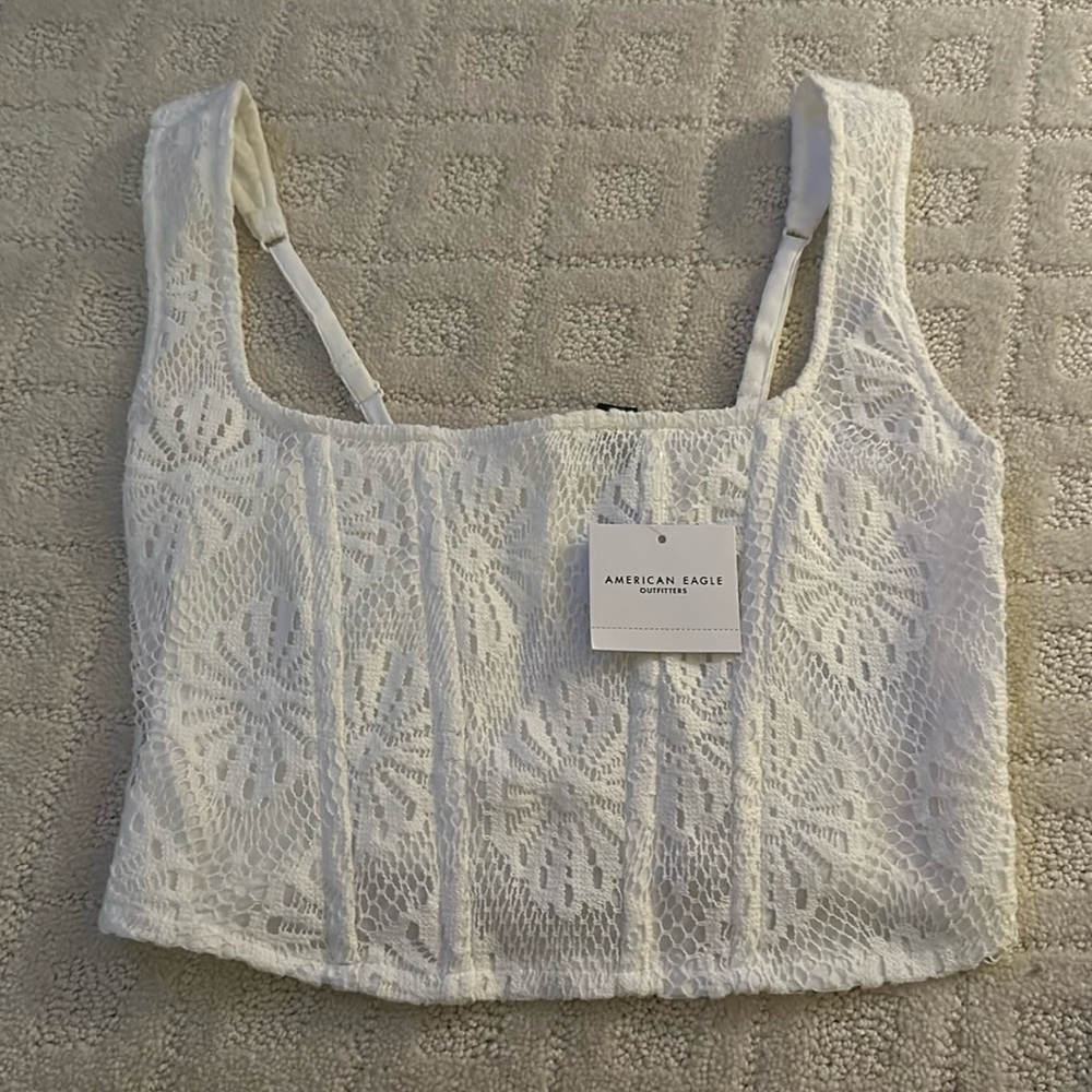 American Eagle Corset Crop Top